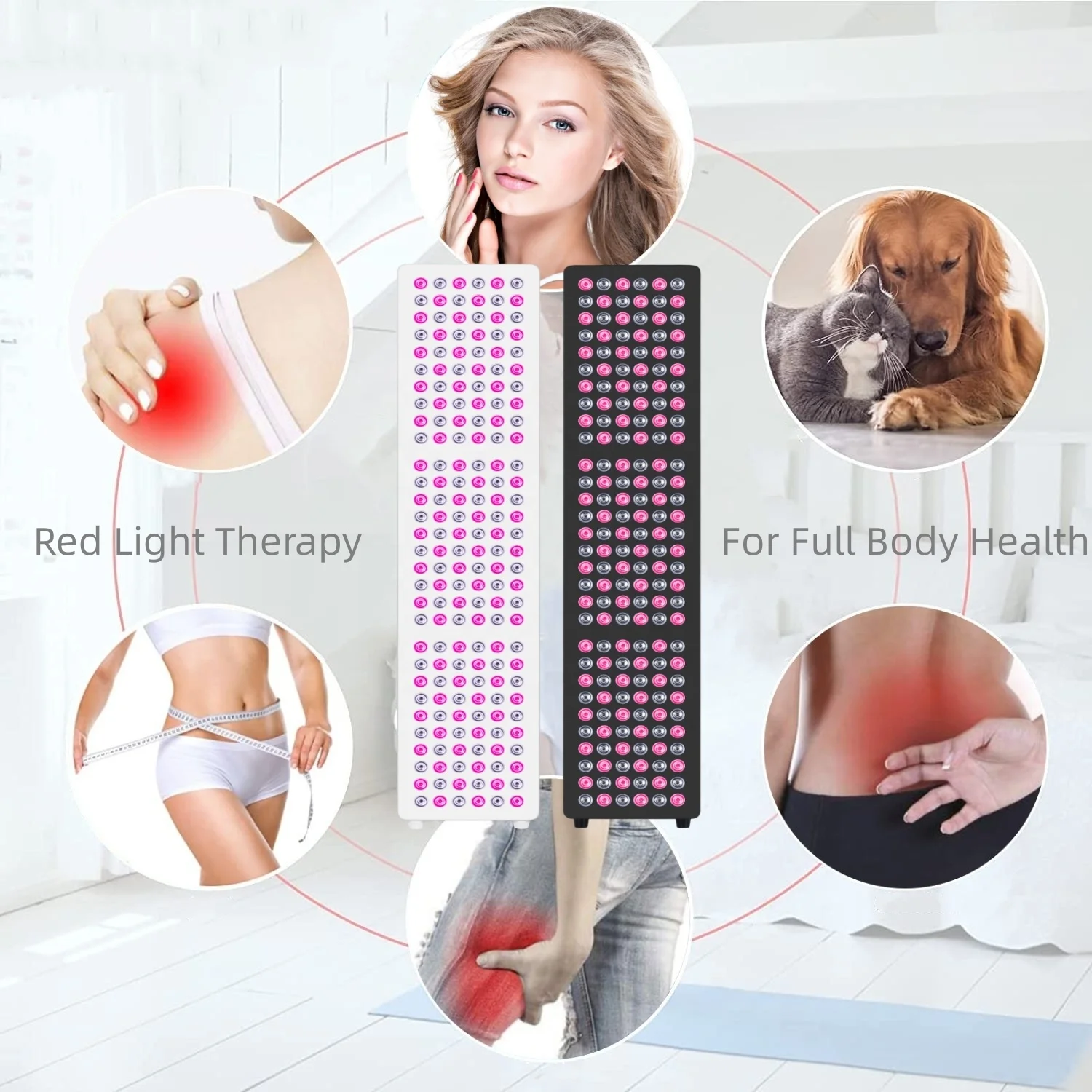 Full Body Infrared LED Lamp Panel Device AL1000 Phototherapy 180pcs Red Light Therapy Face Christmas Gift Physical