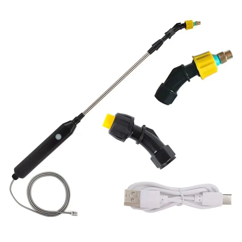 

AT13 Electric Plant Sprayer Watering Spray Wand Rechargeable Plastic+Stainless Steel Plant Mister Sprayer Lawn Weeds Plants,2 Me