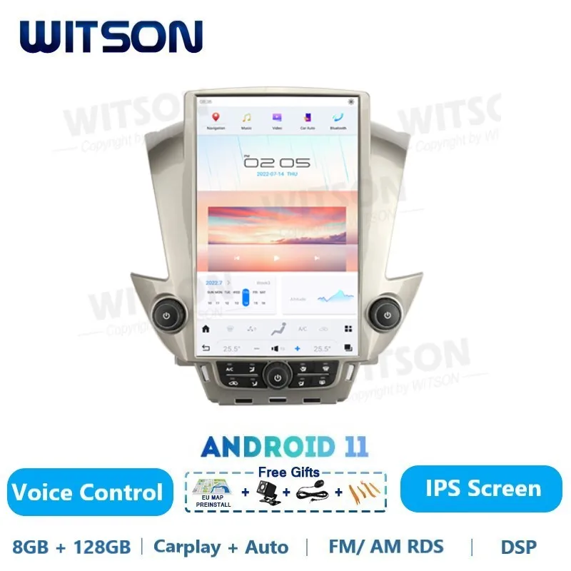 

WITSON Android 11 Tesla Auto Stereo For GMC Yukon Chevrolet Tahoe Suburban 2015-2021 AI Voice Carplay WiFi GPS Car Multimedia