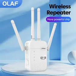 300/1200Mbps WiFi Repeater Dual Band Wireless Amplifier 4 Antenna Routing 2.4G 5GHz Network Enhancer Signal Amplifier EU/US Plug