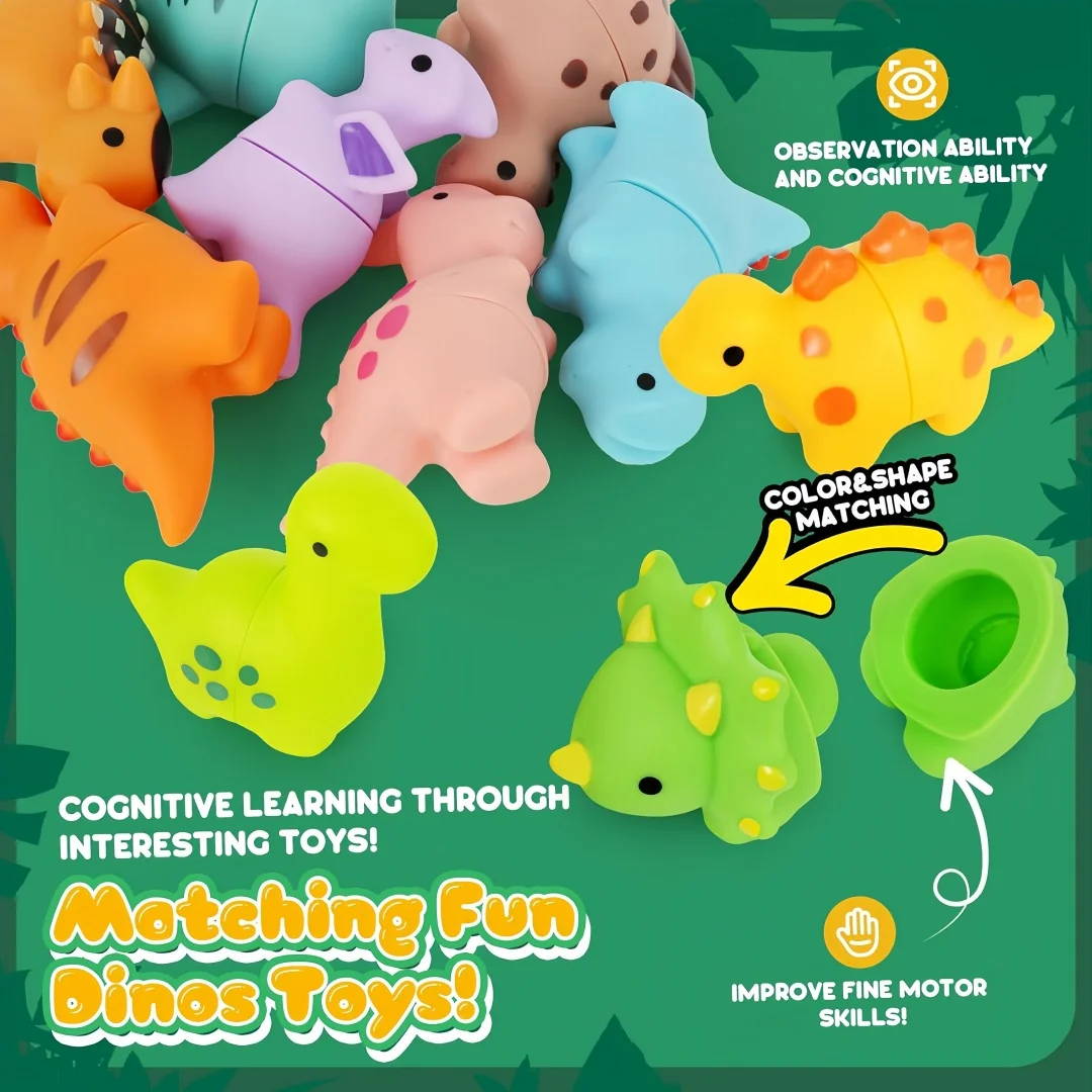 Peuterspeelgoed, Montessori Voorschoolse leeractiviteiten Dierenspeelgoed voor jongens Meisjes, 10 stuks Kleine mensen Dieren Matching Games Fijn