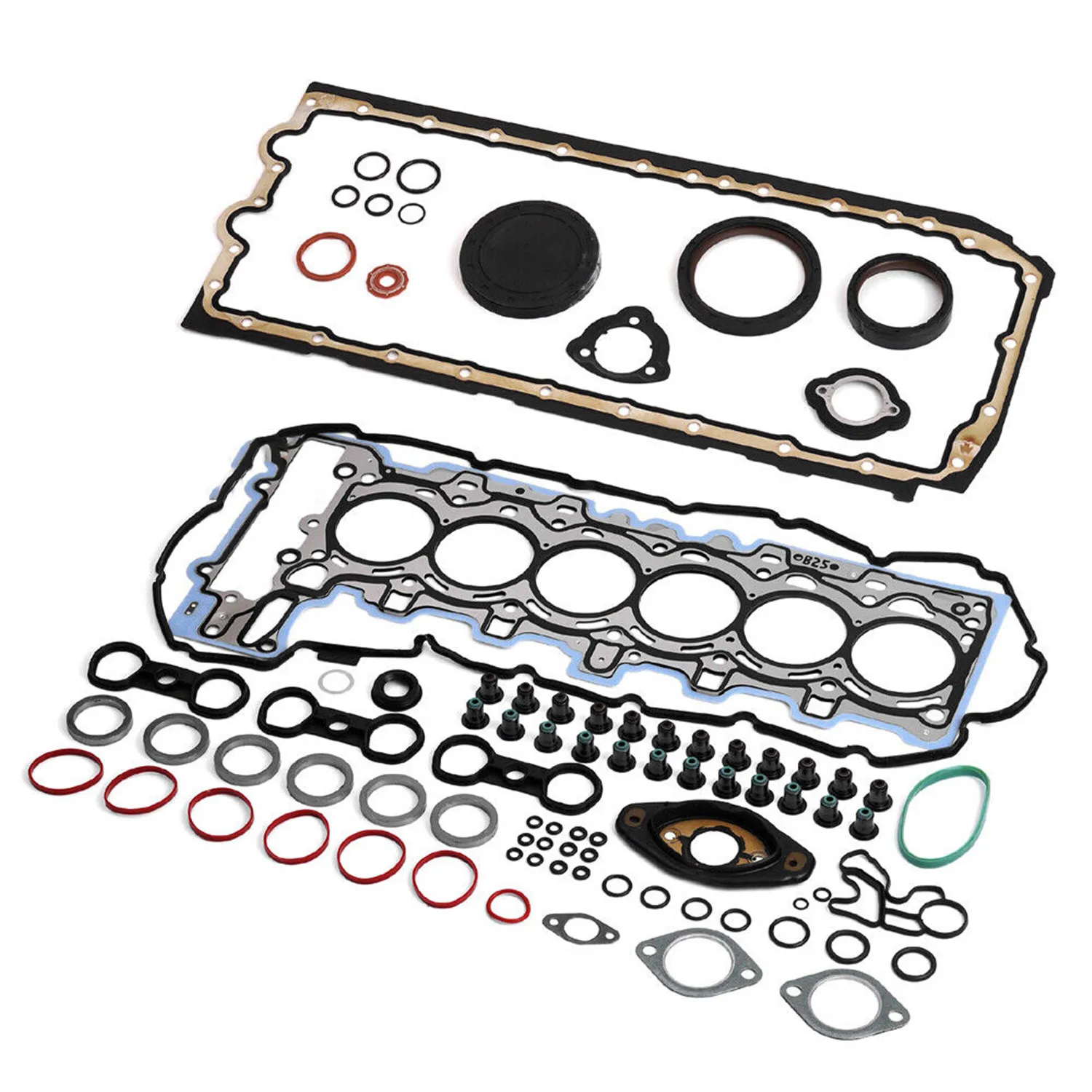 ​ Kit di ricostruzione revisione motore 9.7:1 con set fasce elastiche bullone testa cuscinetto per BMW 2005-2012 323i 523i E60 E90 E92 E83 E85 N52 2.5L