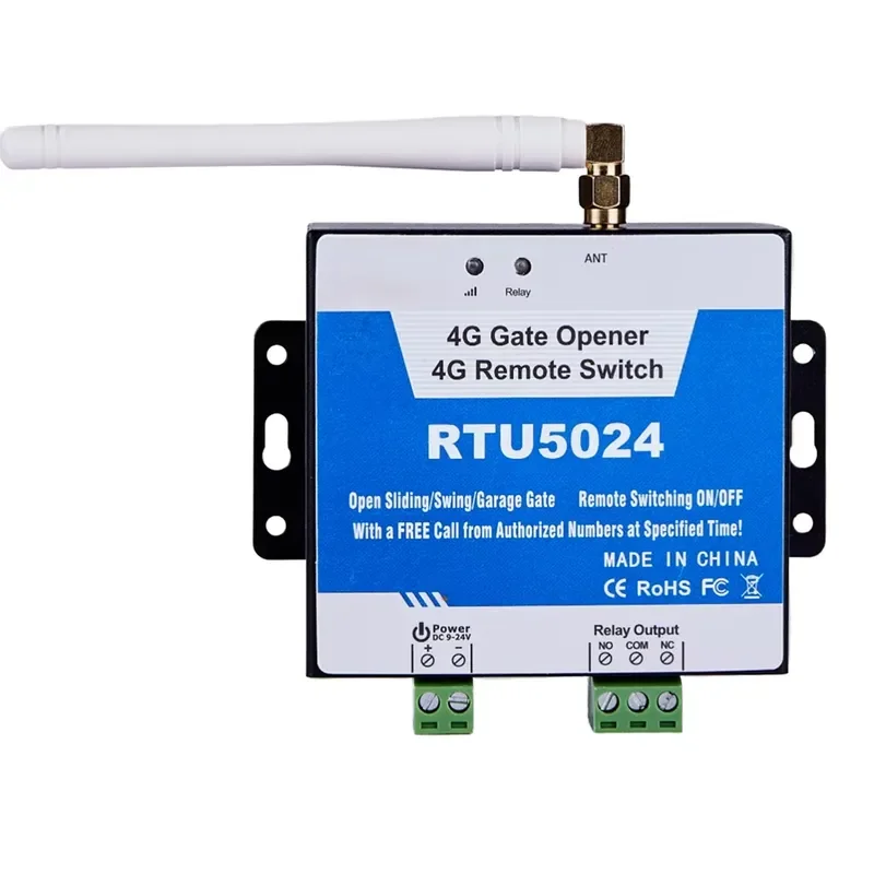RTU5024 4G LTE SMS Free Call Door Access Wireless Remote Control Gate Garage Door Opener Automatic Gsm Relay Gsm Gate Opener - view 4