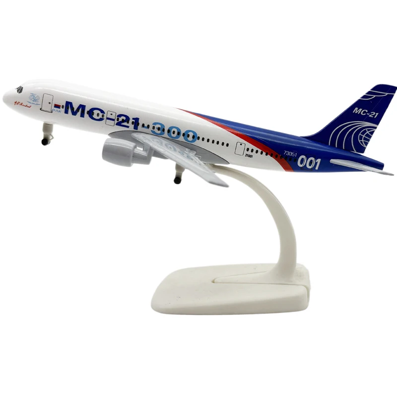 16/20 سنتيمتر الروسية MC-21 نموذج طائرة معدنية لعبة الطائرات سبيكة معدنية دييكاست طائرة لجمع الديكور الاطفال هدية #2