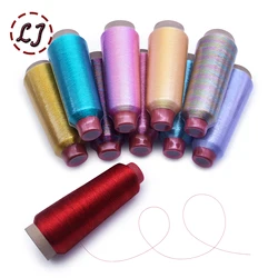 Hot sale 3200M/Roll DMC Metallic Embroidery Crochet Knitting Yarn Cross Stitch Metallic Yarn Threads Sewing accessory diy