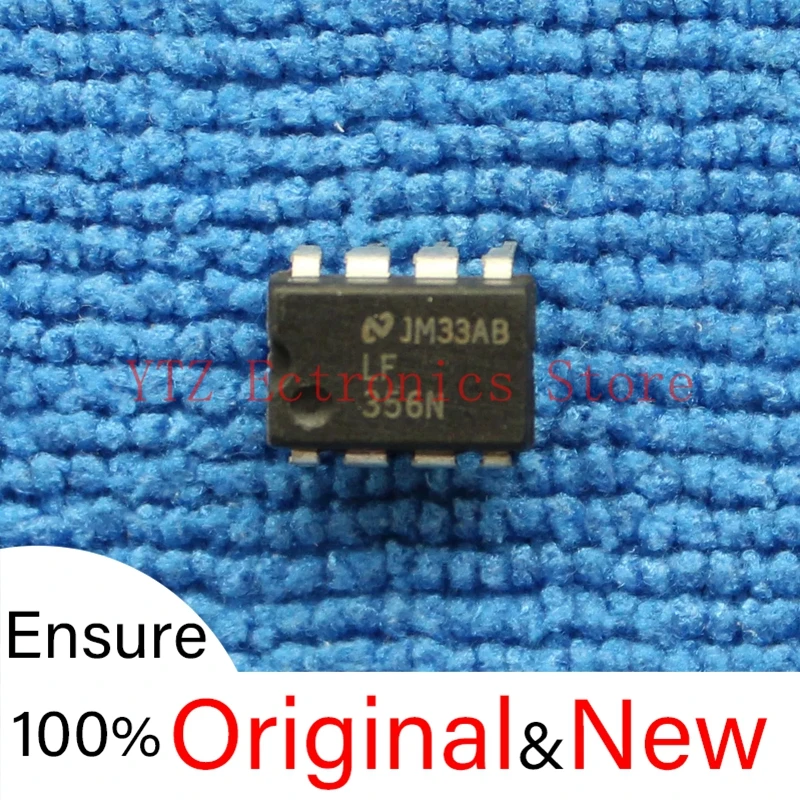 5pieces  LF356N/NOPB Marking：LF 356N DIP-8 100%New&Orginal Single channel, 36V, 5MHz, operational amplifier