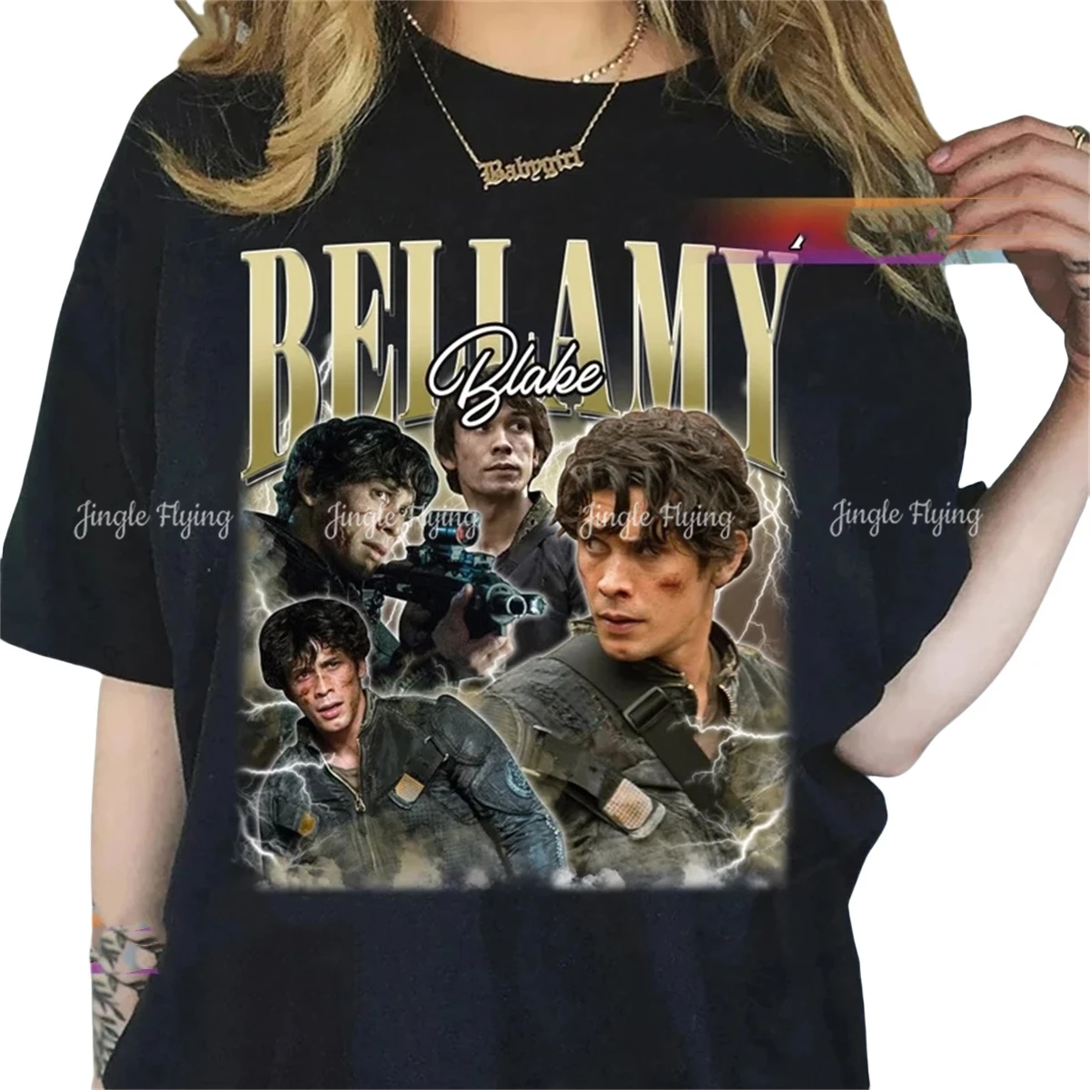 Vintage Bellamy Blake Shirt Oversize Sweatshirt Hoodie Graphic Cotton Shirt For Women