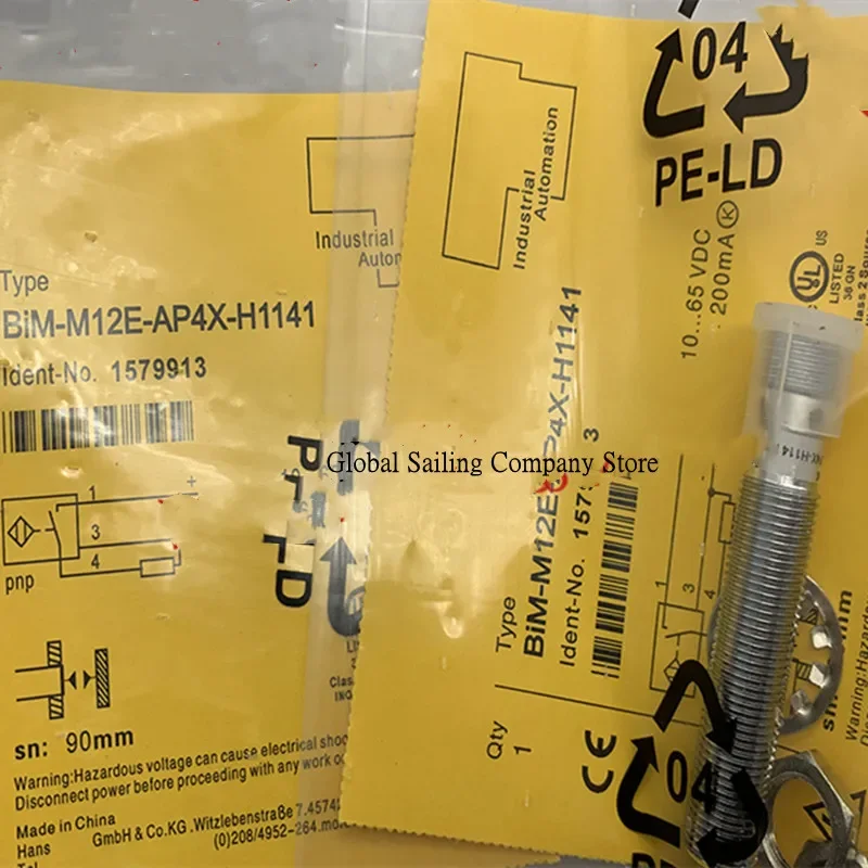 

3 шт. новый бесконтактный переключатель BiM-M12E-AN4X-H1141 BiM-M12E-AP4X-H1141