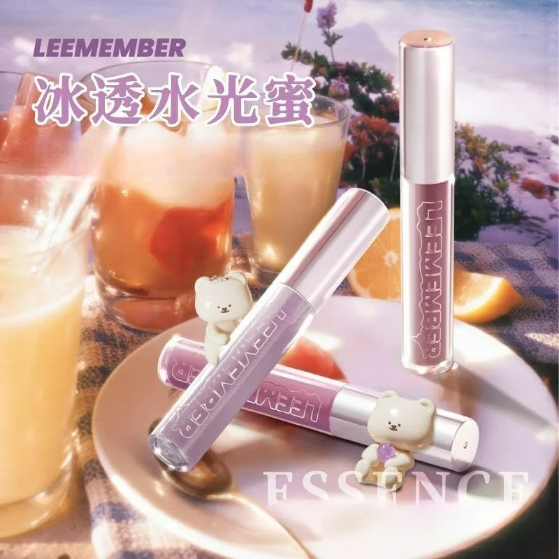 

LEEMEMBER Dream Core Limited Essence Lip Gloss Ice Water Mirror Permeable Light Lip Glaze Moisturize Brightn Makeup