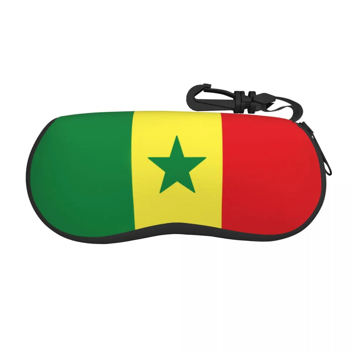 

The Flag Of Senegal Glasses Case Men Women Convenient Box Senegal Flag Glasses Box Ins Eye Contacts Case