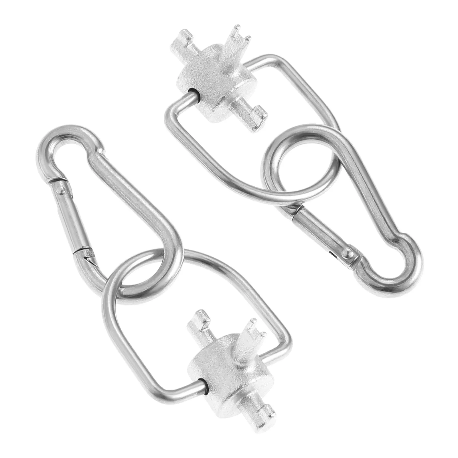 

2 шт., стопорная крышка из нержавеющей стали, ключ, инструменты HVAC для защитных колпачков хладагента, тройной мультиключ для колпачков с фиксатором хладагента HVAC