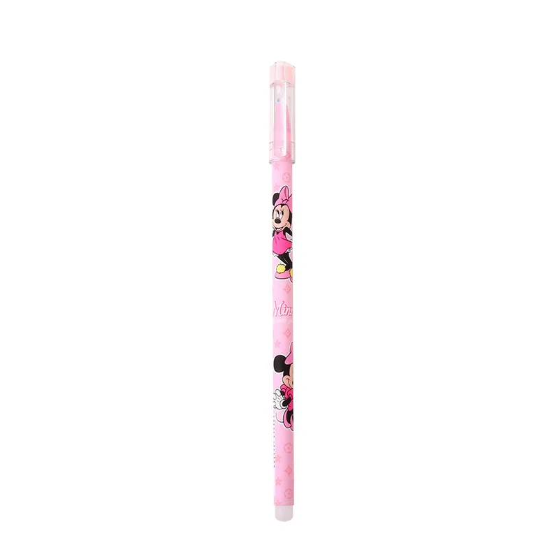 12pcs/box Mickey Mouse Erasable Gel Pens Disney Anime Peripherals School Supplies Cute Stationery Kawaii Black Neutral Pen Gifts view 4