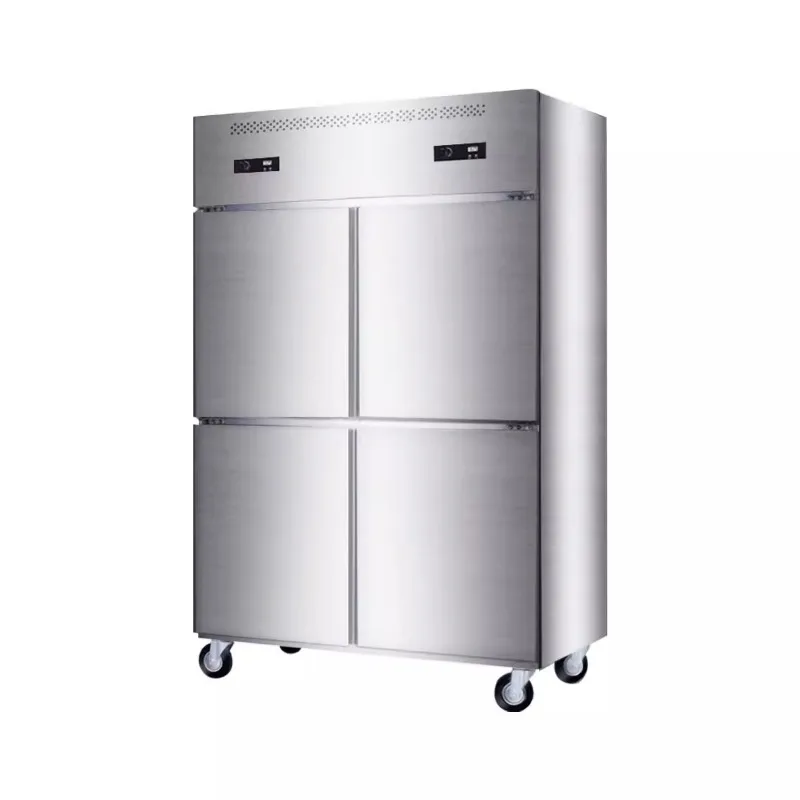Four-door Frost Refrigerated Display Cabinet Single-door Beverage Cabinet Commercial Double-door Freezer