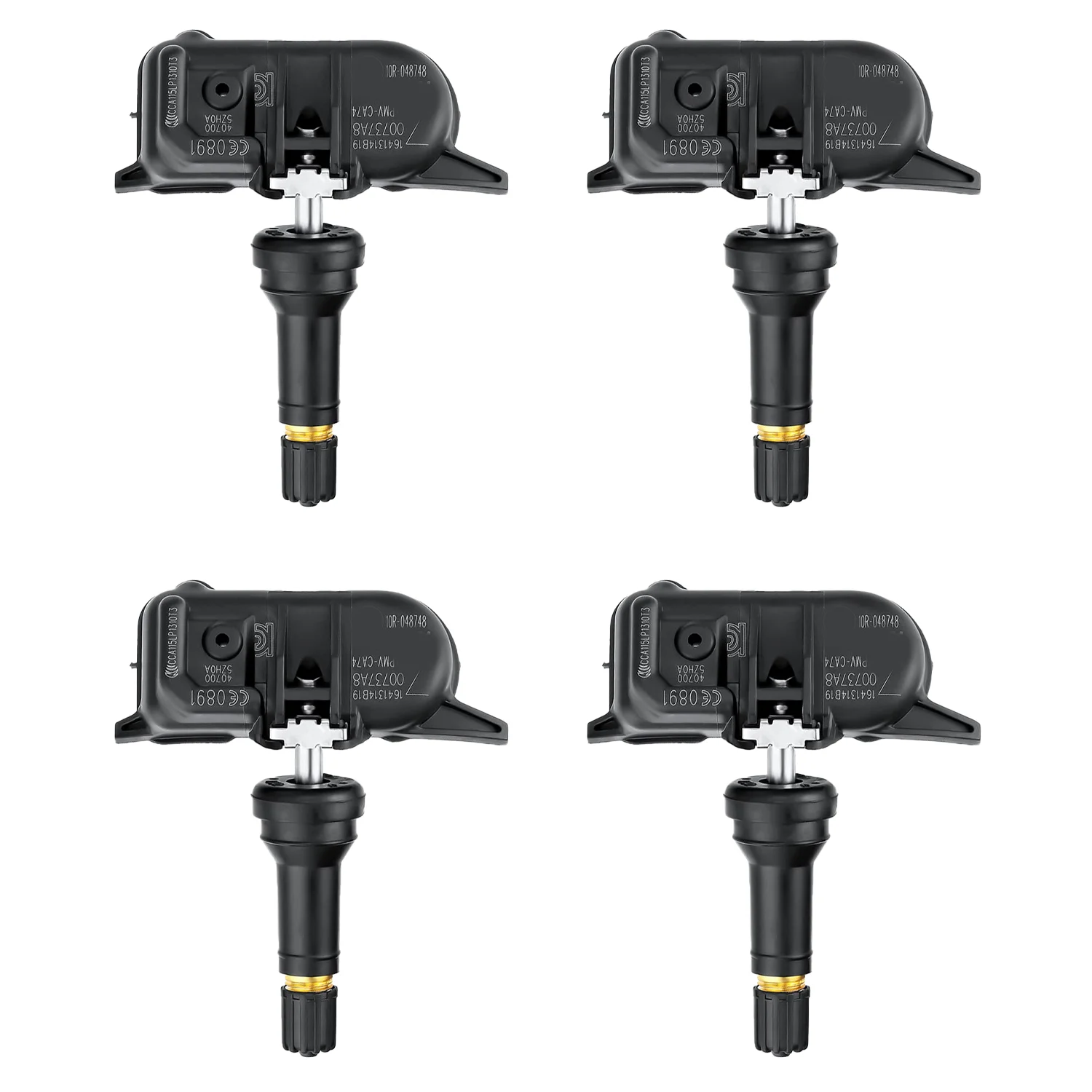 

4 PCS OE 407005ZH0A TPMS Sensor for Nissan Kicks 2018-2021 433MHz Tire Pressure Monitoring System Replacement Front Rear Wheel