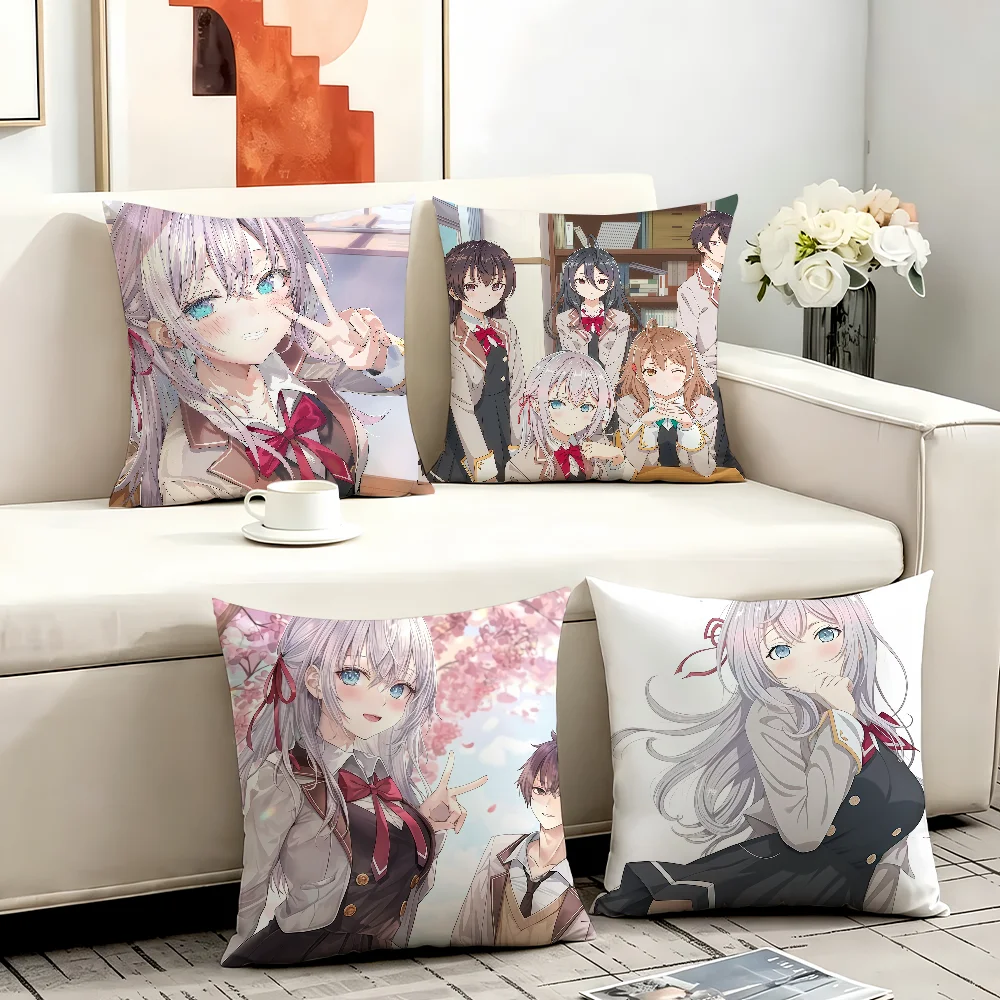 Alya Sometimes Hides Her Feelings cushion cover Anti-dustmite Sofa Cushion Decorative Office Cover Lounge Area Indoor & Outdoor