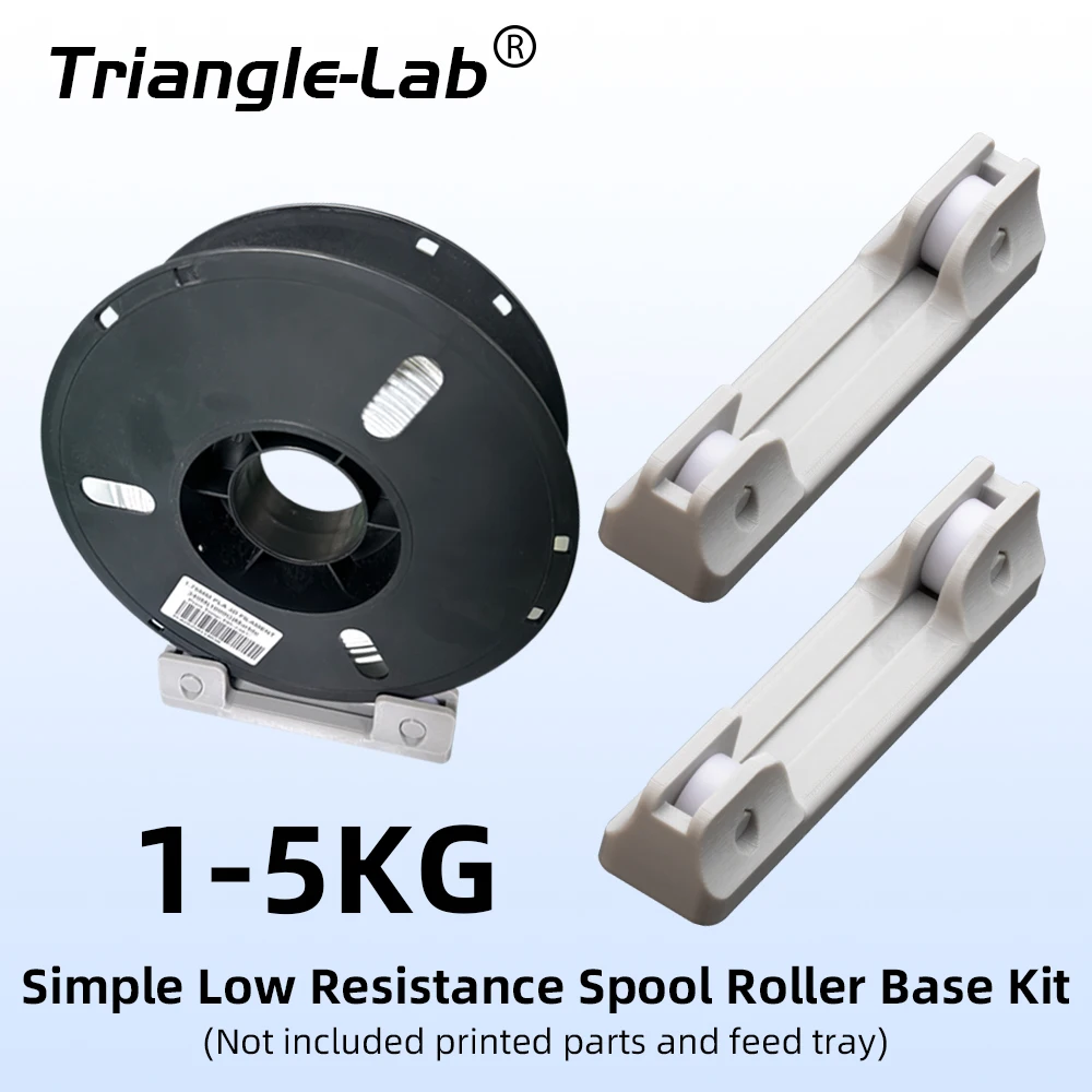 

Trianglelab 1-5 кг, простой комплект основания ролика с низким сопротивлением / комплект ультралегких подшипников держателя нити своими руками для MMU BMCU и т. д.
