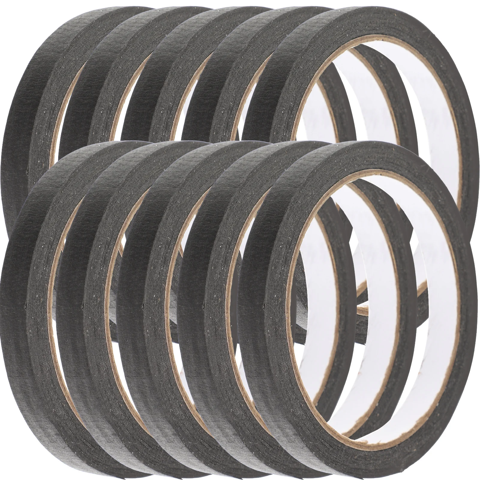 10 Rolls Colored Painters Tape Multi-Functional Masking Tapes For Diy Painting Drawing Writable Tearable Adhesive Paper Tapes