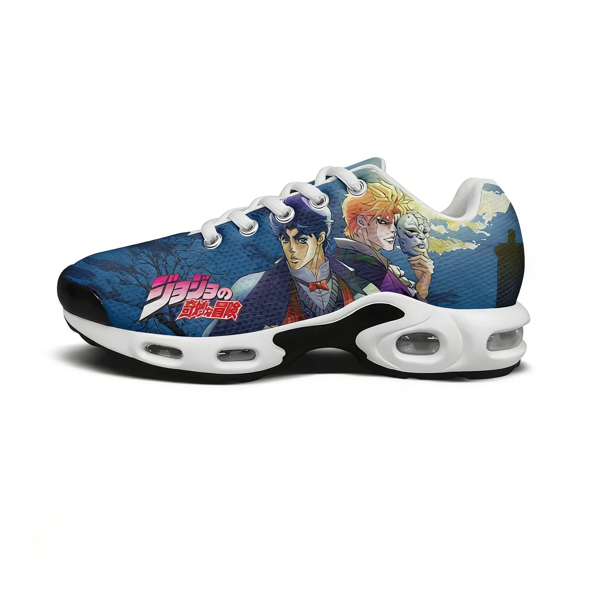 

Jojo Lightweight Sport Shoe Air Cushion Sneakers Mens Womens Teenagers High Quality Cartoon Custom Made Leisure Mesh Sneakers