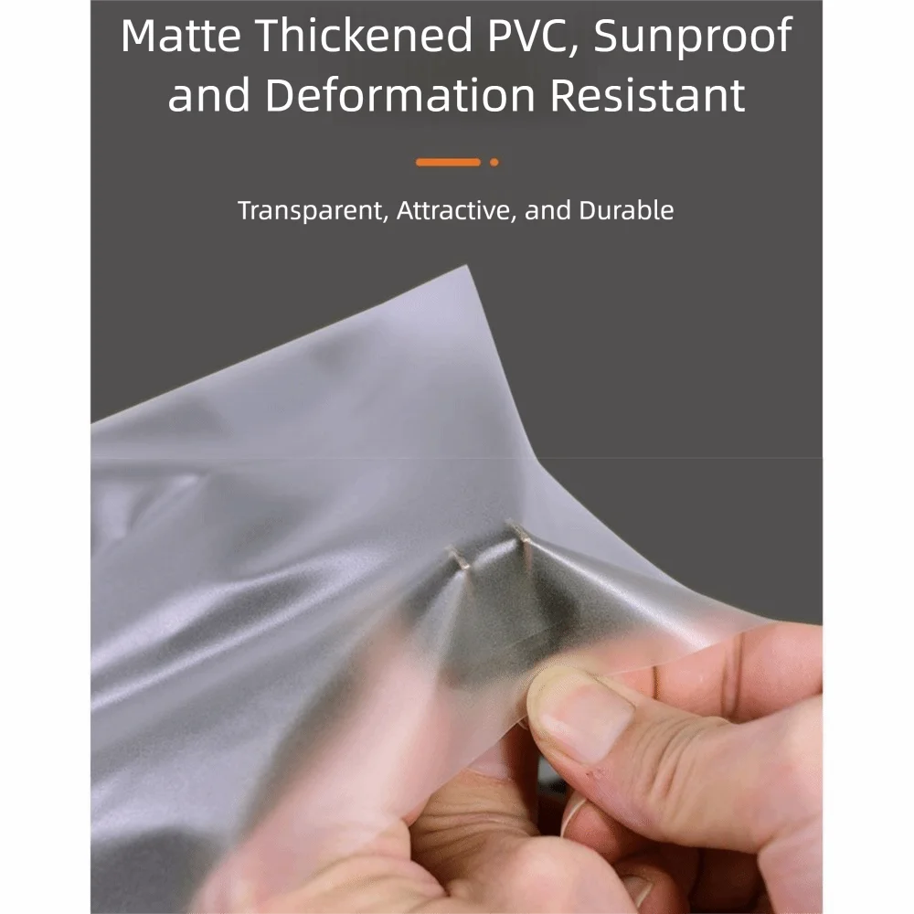 UV Protection Motorcycle Charger Waterproof Bag Dustproof Thicken Electrical Connection Cover with Hanging Handle Transparent