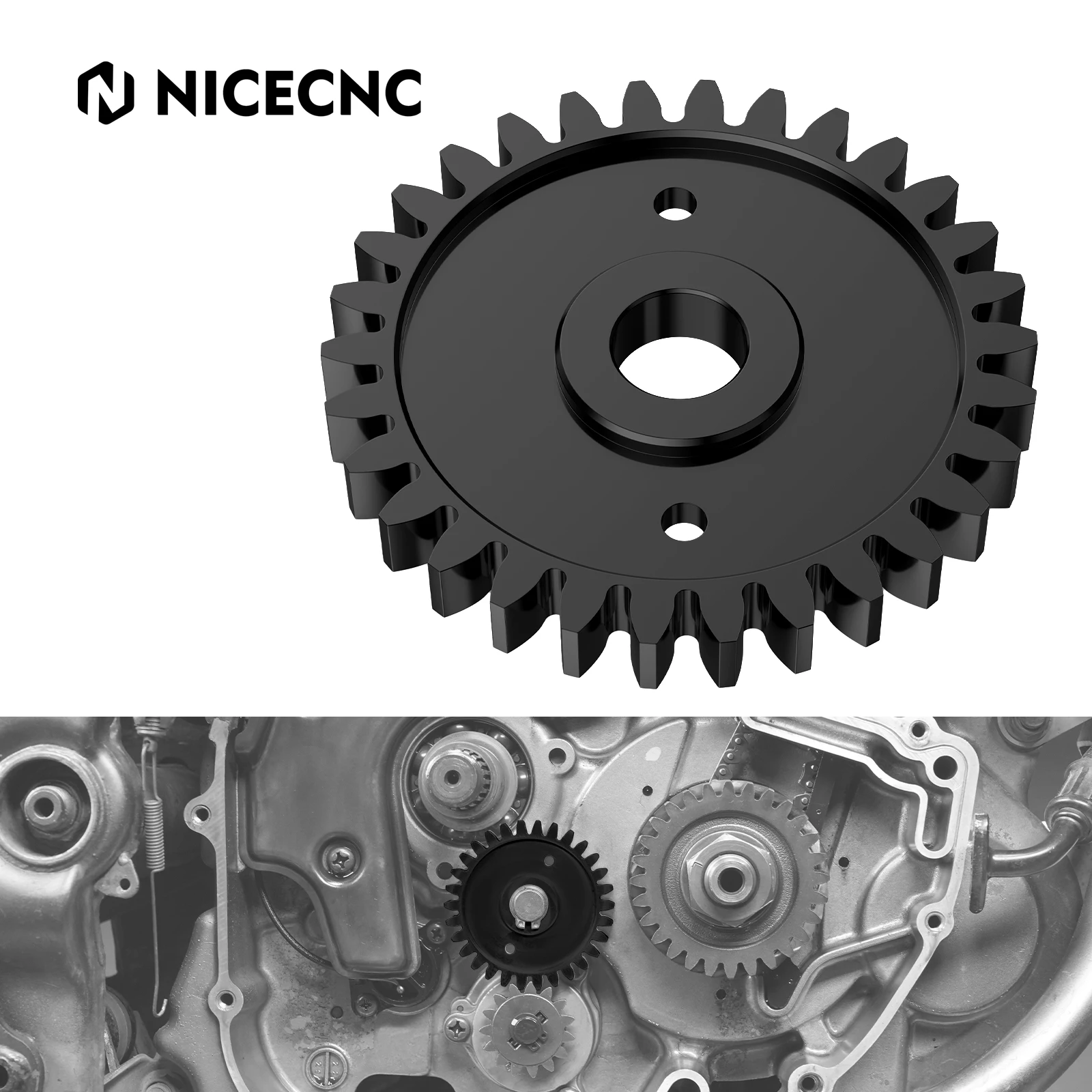 

NICECNC For Suzuki DR650S DR650SE Oil Pump Idler Gear for Suzuki DR650 S DR650 SE 1996-2029 2020 2022 2023 2024 2025