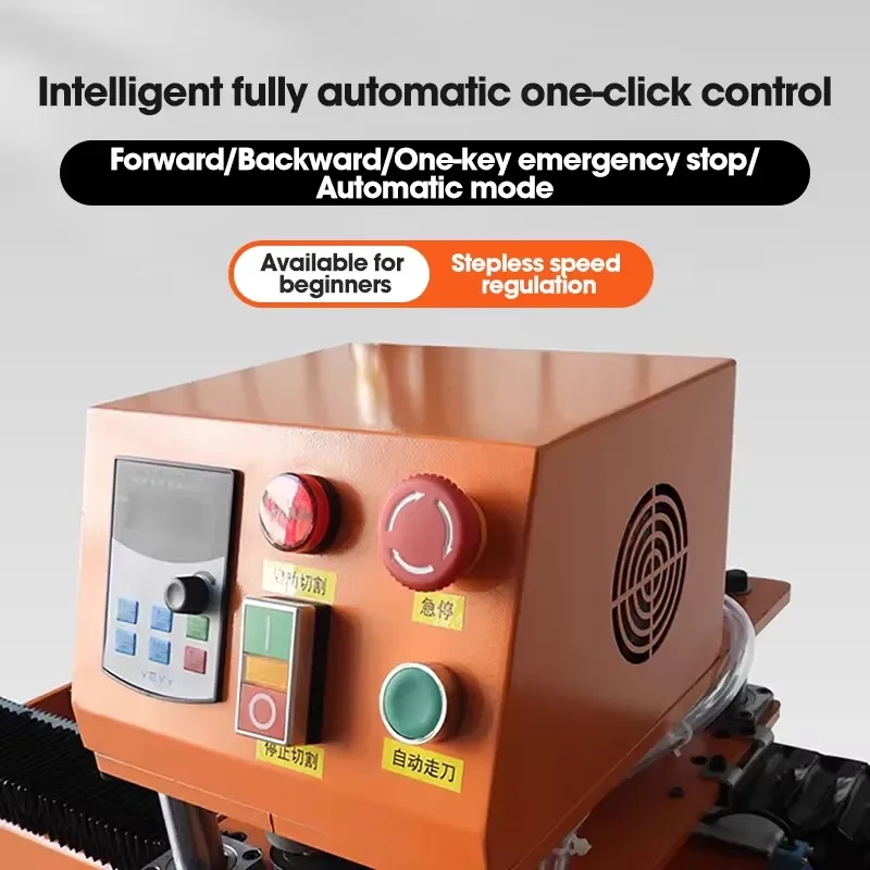 Customizable 110mm Desktop Automatic Stone Cutting Machine 3000W Brushless Motor Multifunctional Marble Granite Cutting