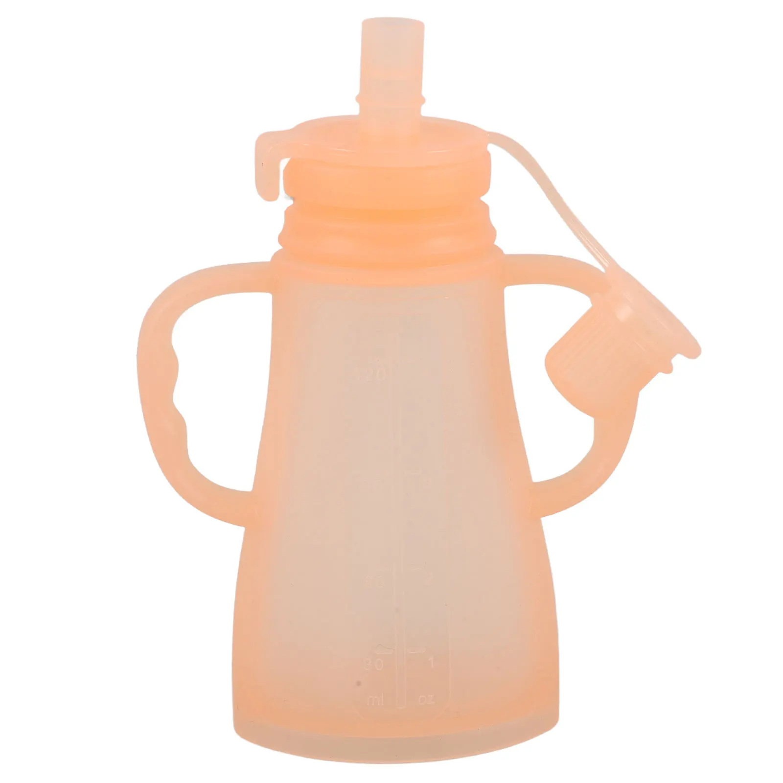 

Refillable Silicone Food No Spill Squeeze Holder Reusable Yogurt Containers Puree Smoothies Breast Milk Storage