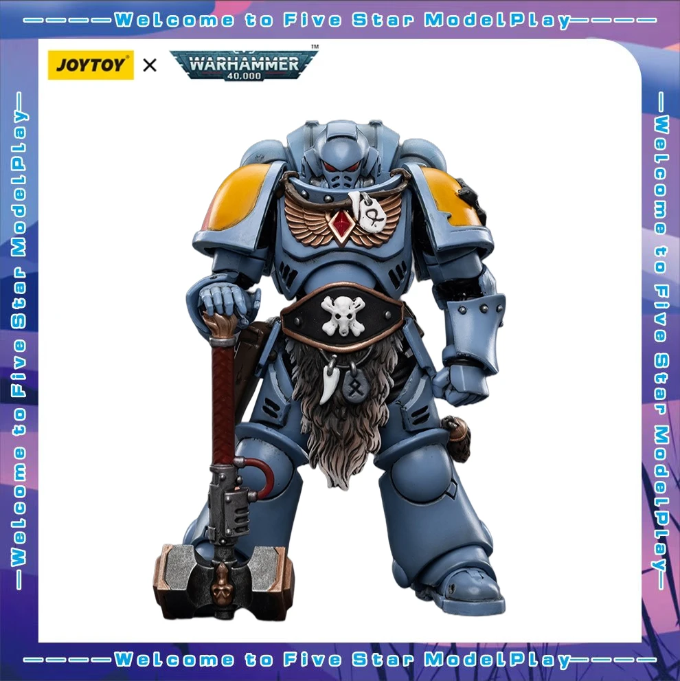 

【FS】JOYTOY Warhammer 40K Scale 1/1 Action Figures Space Wolves Claw Pack Sigyrr Stoneshield Models Toys Gifts