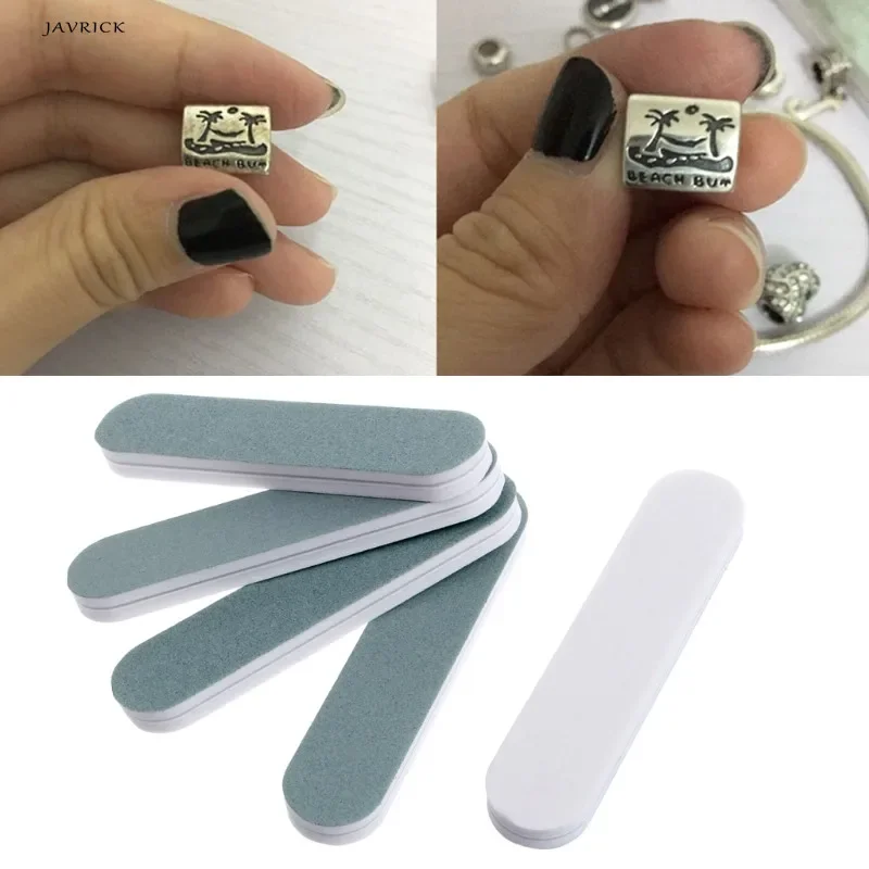 10Pcs Mini Jewelry polishing tools silver Strip Buffer Art Sanding Files Manicure Tools