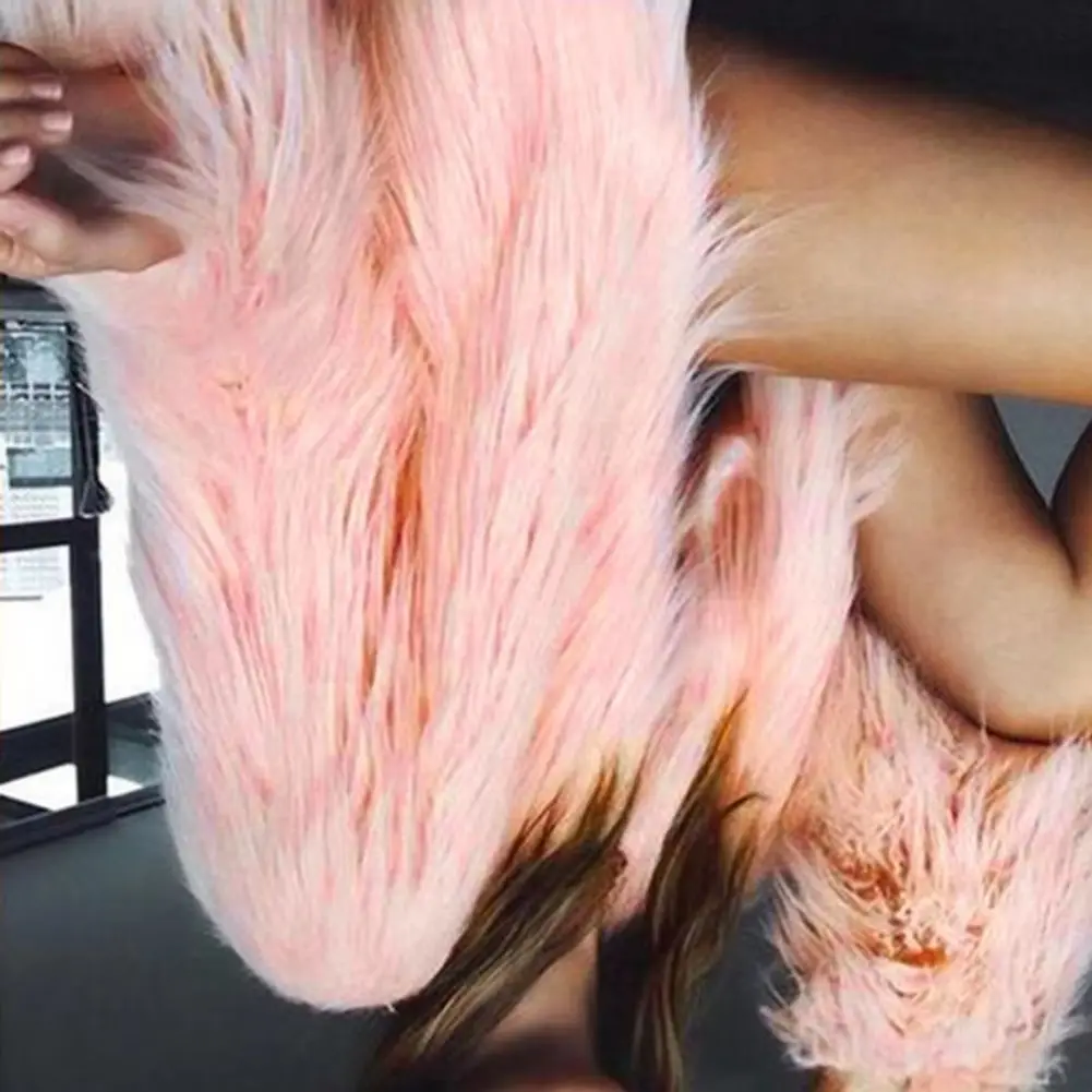 

Плюшевая шуба с украшением, длинная куртка из искусственного меха, зимняя теплая верхняя одежда из искусственного меха для женщин и девочек, пушистое пальто с длинными рукавами