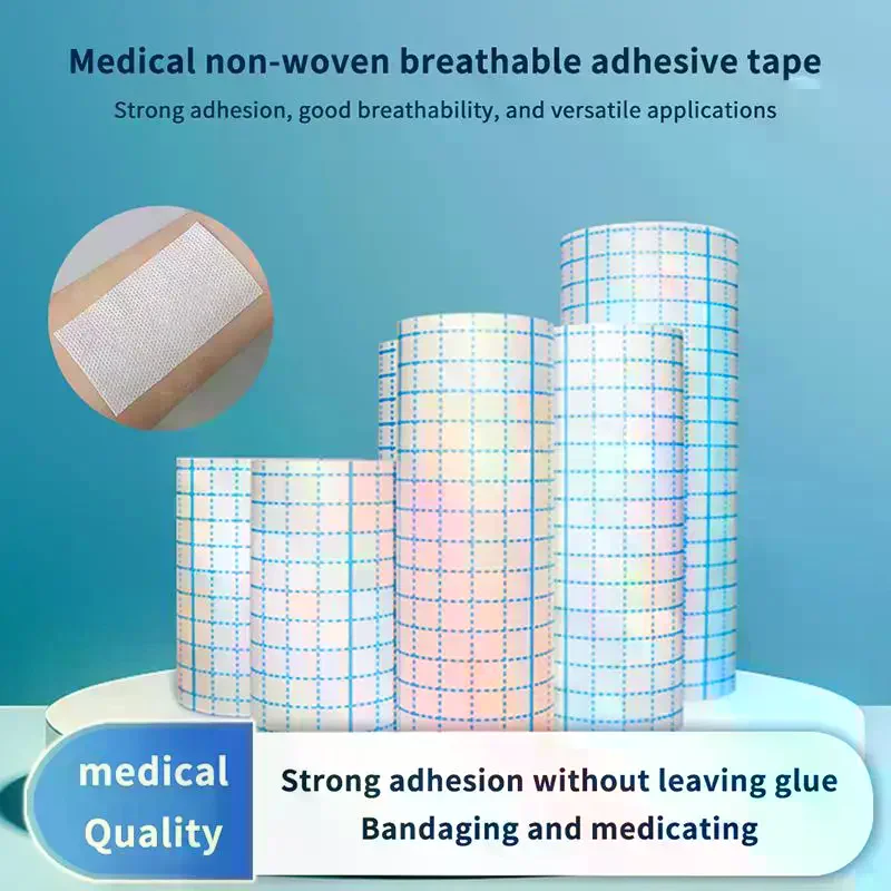 Skin Healing Protective Soft Fabric Cloth Adhesive Wound Dressing Fixation Bandage Non-Woven Breathable Tape 1Roll