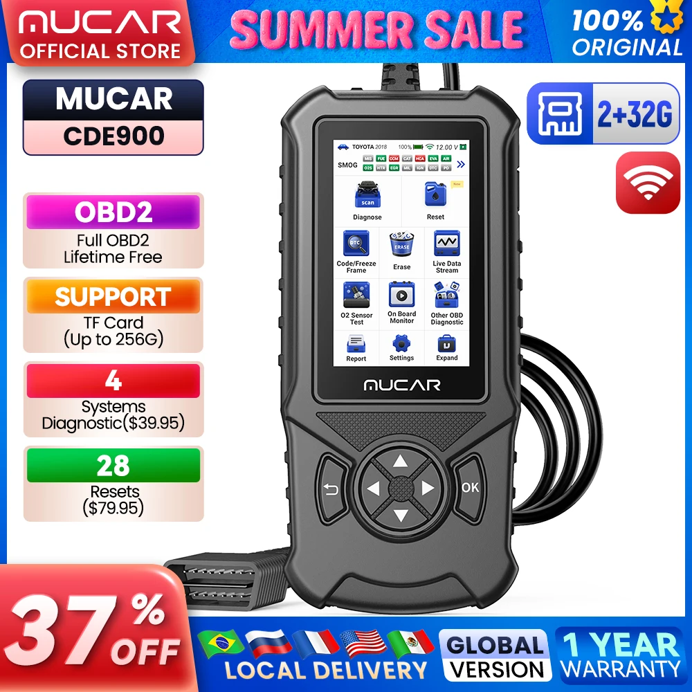 Mucar CDE900 OBD2 D… - image