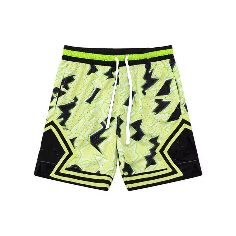 Kinder Sommer Mode Vintage-Stil Amerikanische Loose-Fit Basketball-Shorts Neue Erwachsenen Unisex Basketball Schnelltrocknende Kurze Hosen – Detail 7