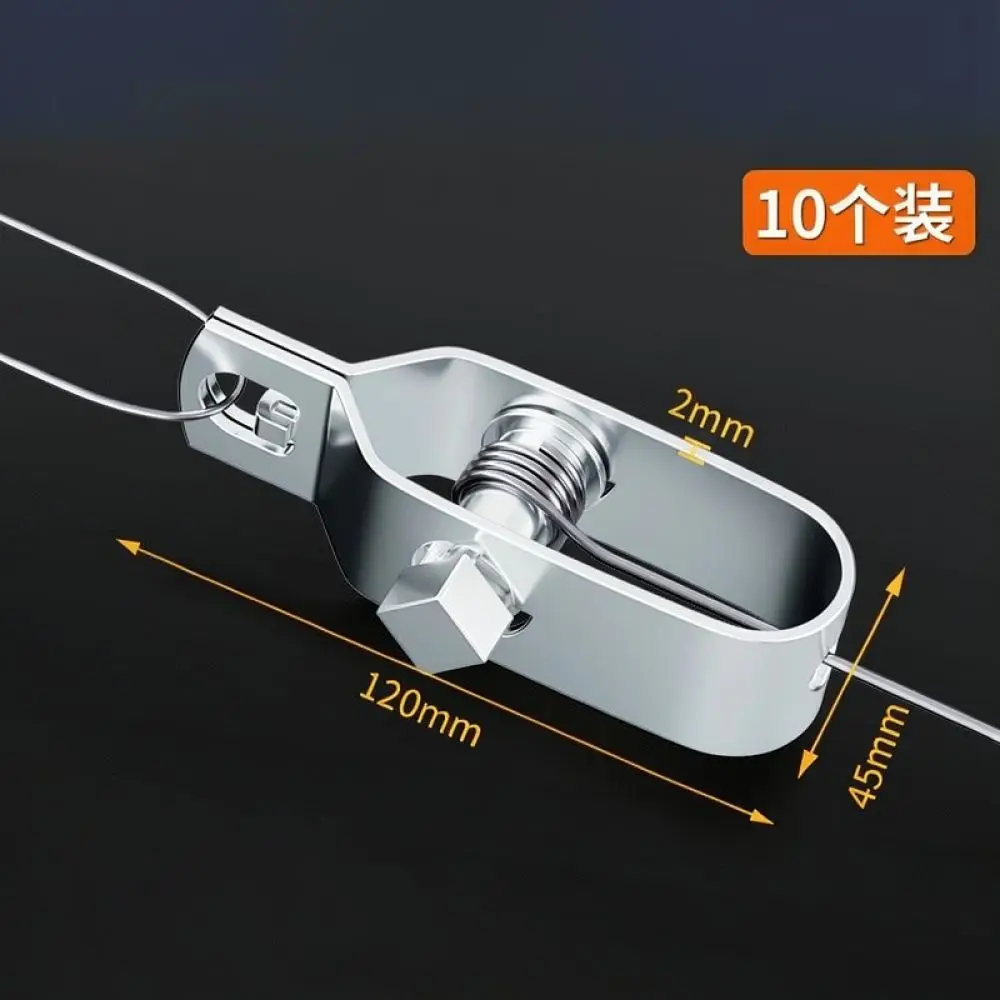 Professional Steel Wire Tensioner For Vineyard Greenhouse Fence Garden Tools Durable Galvanized Metal Cable Fastener