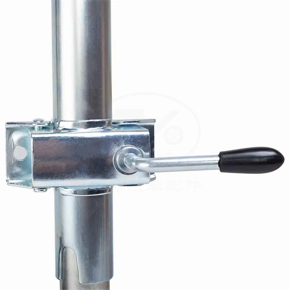 Movable Clamp Type, Trailer Guide Wheel Jack 8 Inch Turn Universal Wheel Outlet Support Bracket Knight Wheel Trailer RV