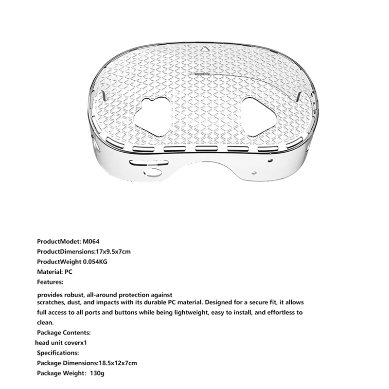 For Meta Quest3s VR Headset Silicone Protective Cover Scratch And Drop Resistant Full Cover Case VR Accessories