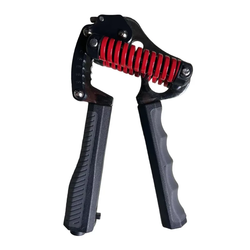 Adjustable Metal Grip 190 Kg R Type Spring Mechanical Counting Grip With Timing Grip Finger Rehabilitation Fitness Force A3384