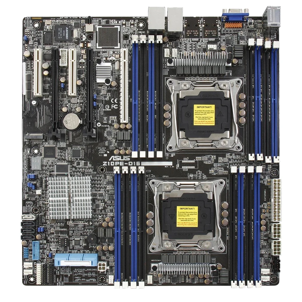 ASUS Z10PE-D16 Motherboard Support E5-2600 V4 E5-2699 V3 E5-2699 V4 1600 V4 CPU 16×DDR4 1024GB LGA 2011-3 Intel C612 M.2 EEB view 2
