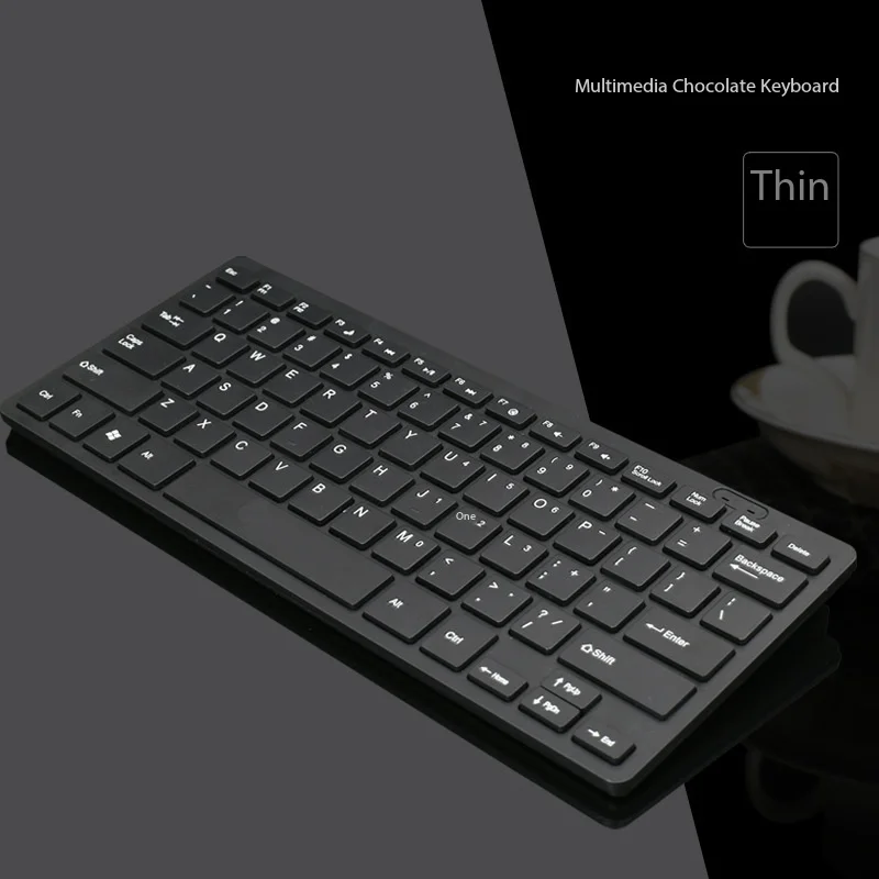 

78 Keys USB Wired Keyboard ABS Waterproof Multimedia Computer Keyboard for Home PC Desktop Laptop