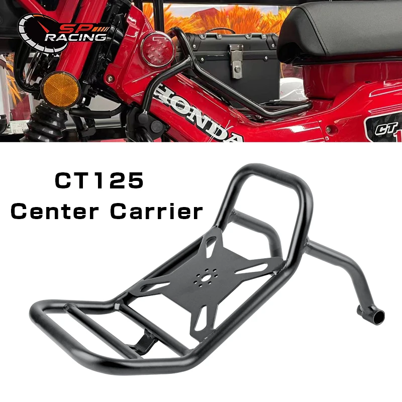 

CT125 Center Carrier For Honda Hunter Cub CT125 Trail 125 2020 2021 2023 Center Rack Carrier Luggage Grille Porte-rack JA55 JA65