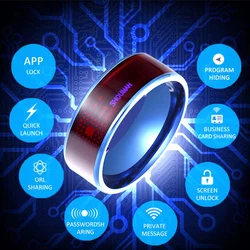 New fashion Magic Wear NFC smart Ring Finger Digital Ring, Suitable For Android Phones, With Functional Couple Jewelry