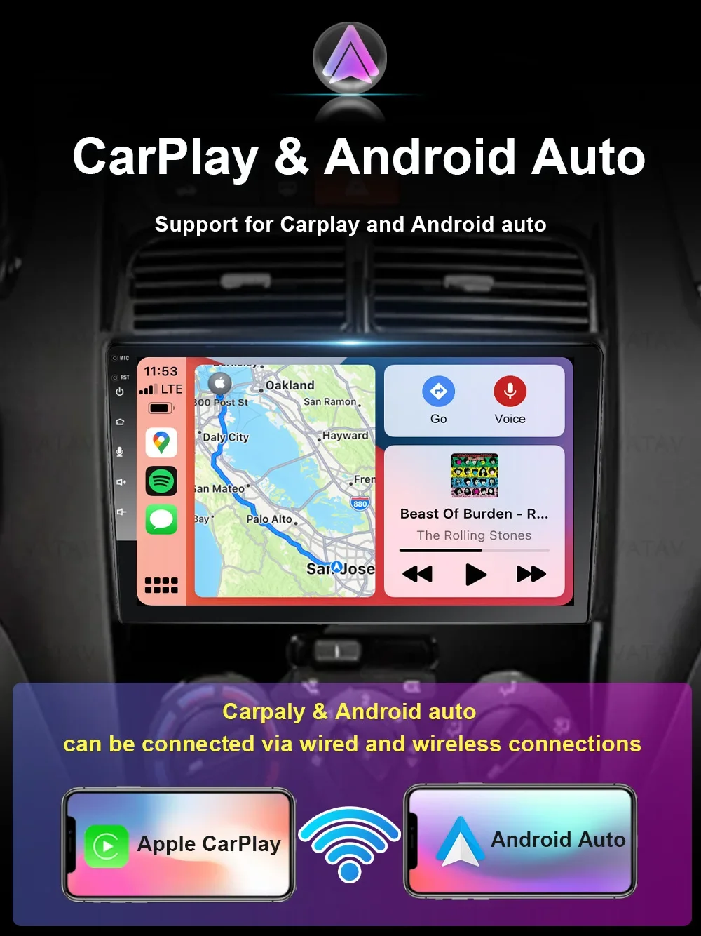 For Fiat Linea 2007-2012 LHD Car Multimedia AI Voice Carplay Android Auto GPS Navigation stereo Radio Video Palyer Head Unit