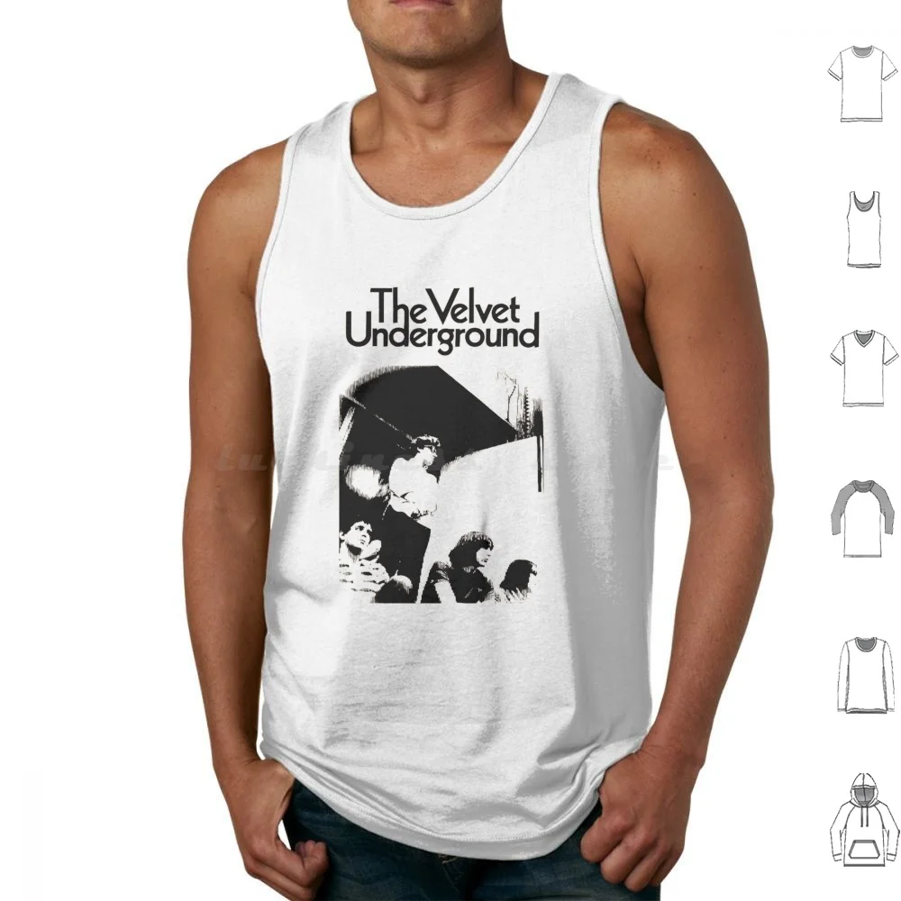 The Velvet Tank Tops Print Cotton The Velvet Underground Velvet Underground Nico Lou Reed Music Band Banana Velvet Punk