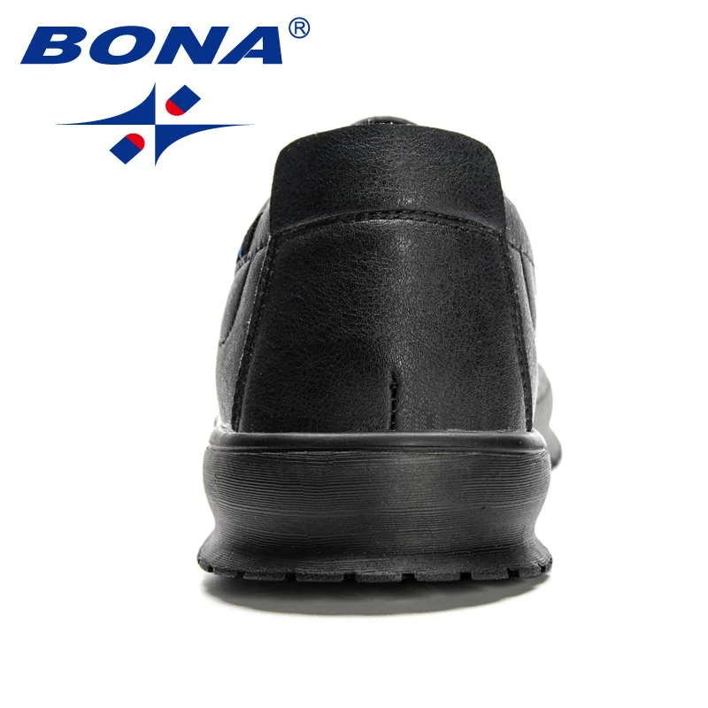 BONA 2023 New Designers Man Leisure Footwear Platform Vulcanied Shoes Comfort Men Light Sneakers Walking Shoes Men Breathable Wa