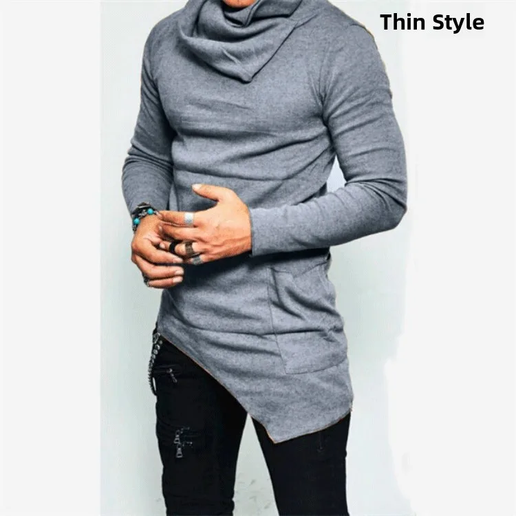 

Men's Long Sve Thin Modal Knitted Top Collared Versatile Wear Fitn Running Cycling Hiking Dance Sports Summer irt