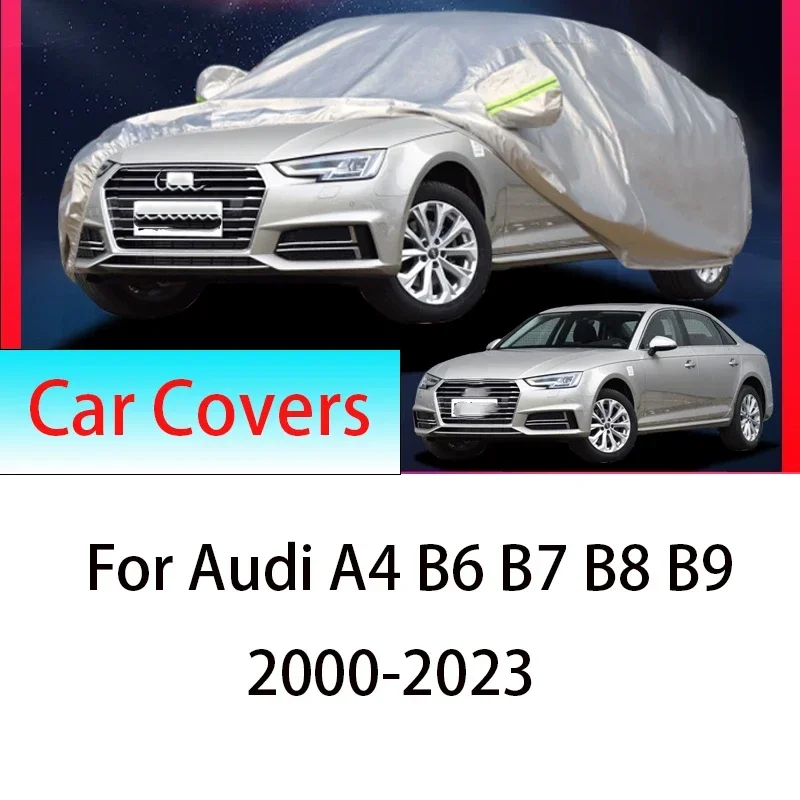 For Audi A4 B6 B7 B8 B9 Outdoor Protection Full Car Covers Snow Cover Sunshade Waterproof Dustproof Exterior cover protection
