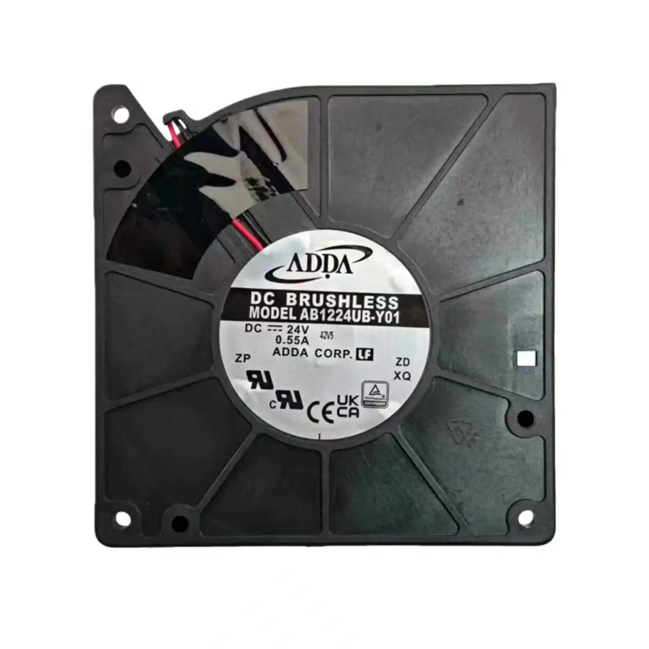 for ADDA AB1224UB-Y01 Original 120x120x32mm DC24V Centrifugal Blower 33.6CFM High Static Pressure Radial Cooling Fan 0.55A