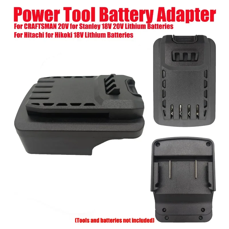 

For Hitachi for Hikoki 18V Lithium Batteries Power Tools Battery Adapter for CRAFTSMAN 20V for Stanley 18V 20V Lithium Batteries