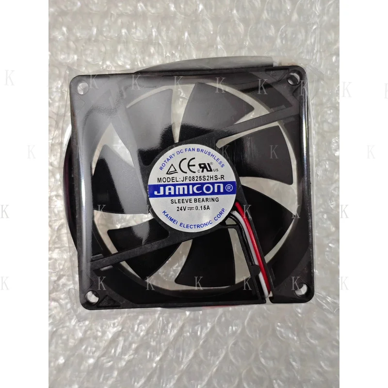 C  FOR 1PCS JAMICON JF0825S2HS-R 24V 0.15A 80×25 mm 3-wire cooling fan