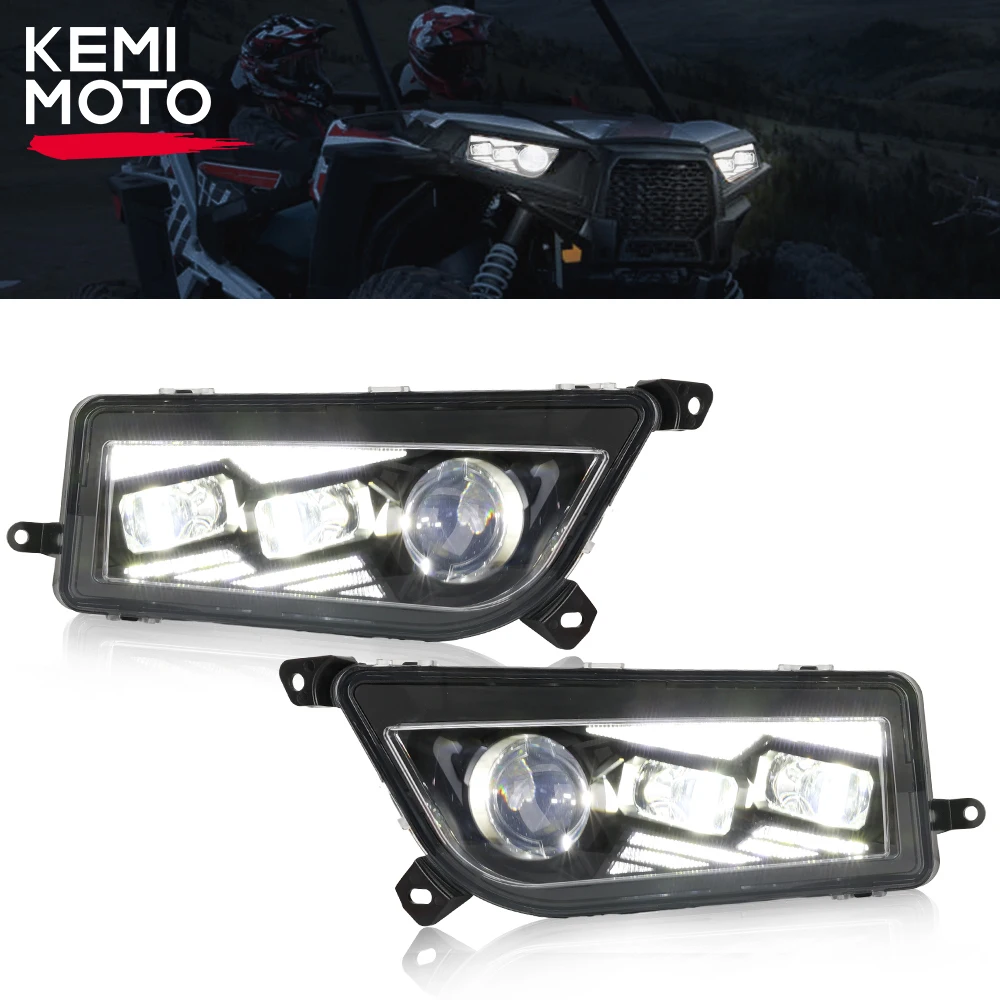 

UTV Front Turn Signal Headlight Compatible with Polaris RZR XP 1000/4 1000/XP Turbo/Turbo S /4 turbo /900 /S 900 General 1000