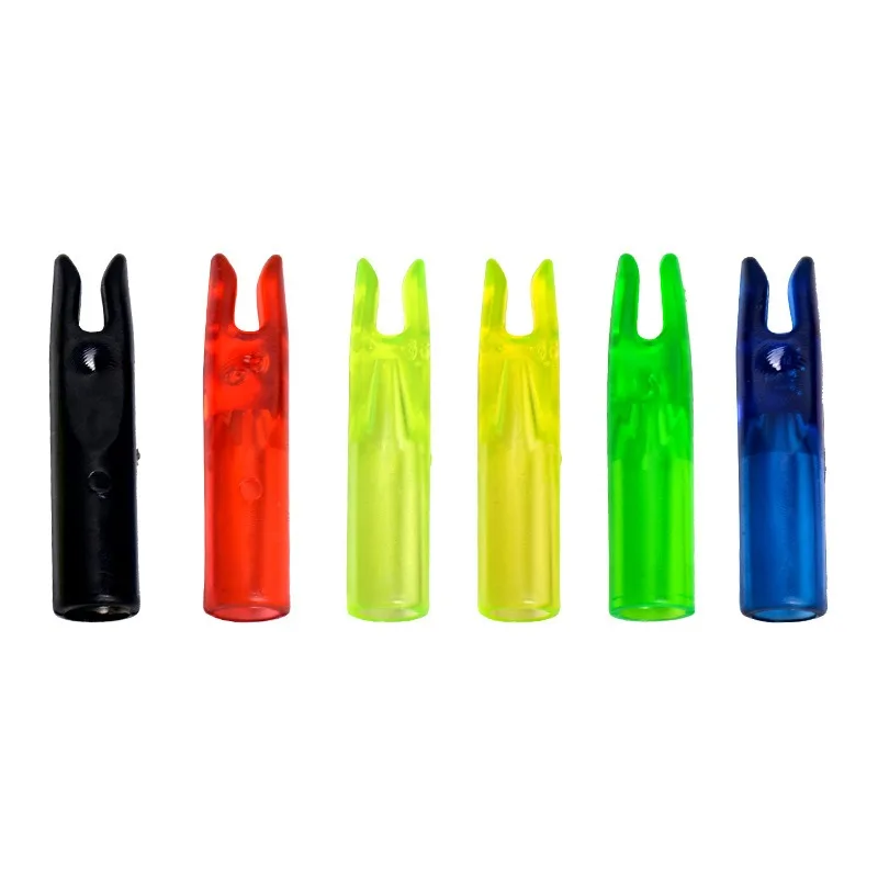 20pcs Wholesale 6mm External Arrow Nocks Black Plastic Arrow Nocks for 6mm Arrow Shaft Archery Accessories
